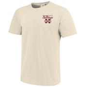 Mississippi State Mascot Overlay Comfort Colors Tee